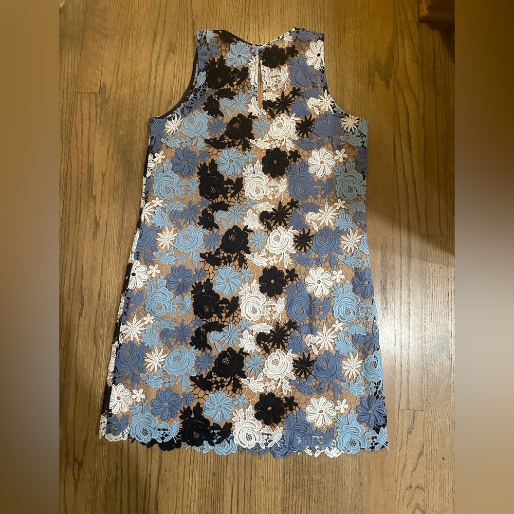 Michael Kors Crochet Shift Floral Dress-Size 12